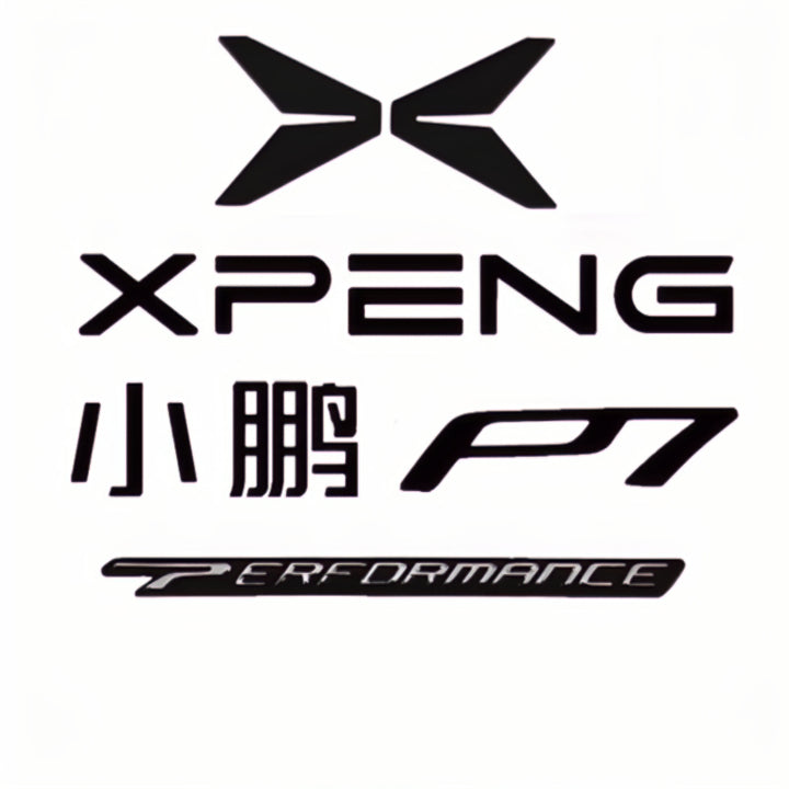 For XPENG Car Body Logo Blackened Logo
