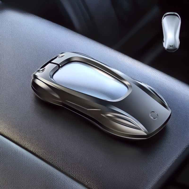 Key Case Car Shape XPeng Car Key Case | Zinc Alloy Sports Car Shape Key Fob Cover | XPENG ...