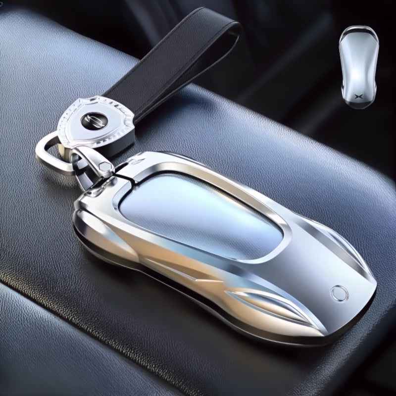 Key Case Car Shape XPeng Car Key Case | Zinc Alloy Sports Car Shape Key Fob Cover | XPENG ...