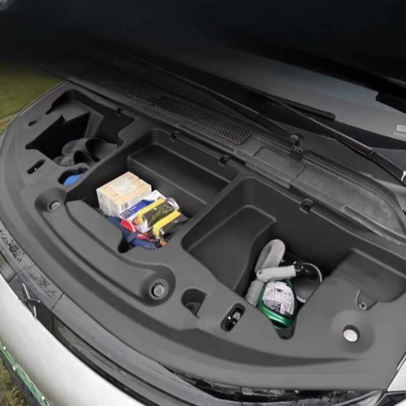 XPENG G6 frunk storage box compartments