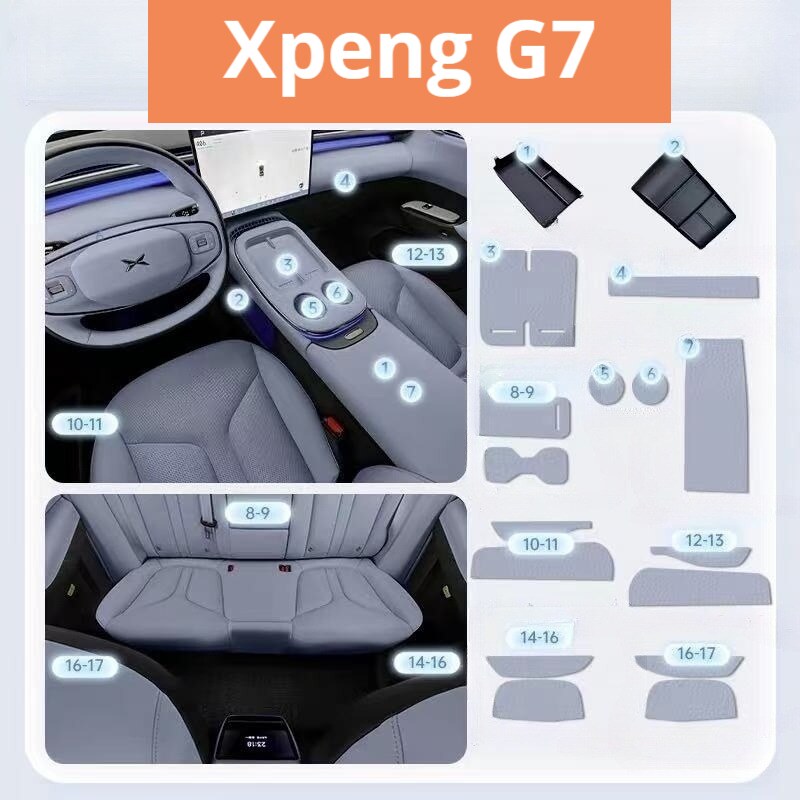 Xpeng G7 Full interior protection mat ➕storage box
