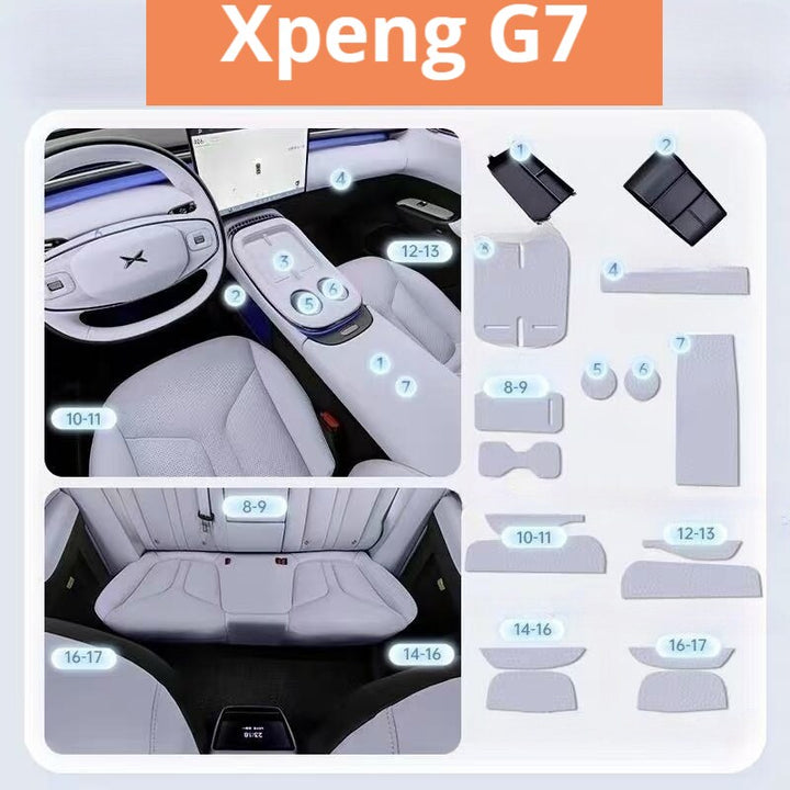 Xpeng G7 Full interior protection mat ➕storage box