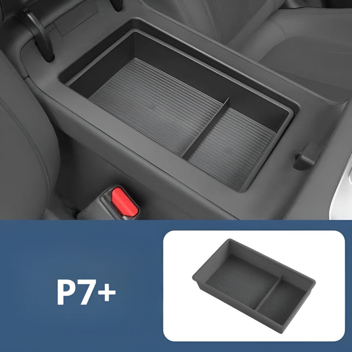 P7+ Armrest storage box& Center Console Silicone Pad & Lower Center Console Storage Box