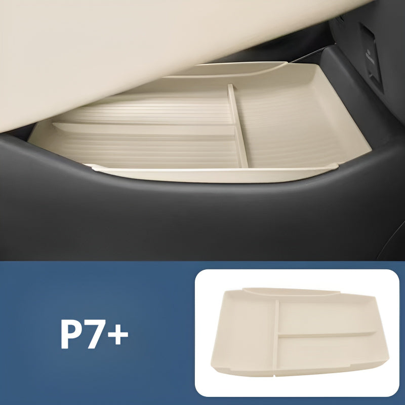P7+ Armrest storage box& Center Console Silicone Pad & Lower Center Console Storage Box