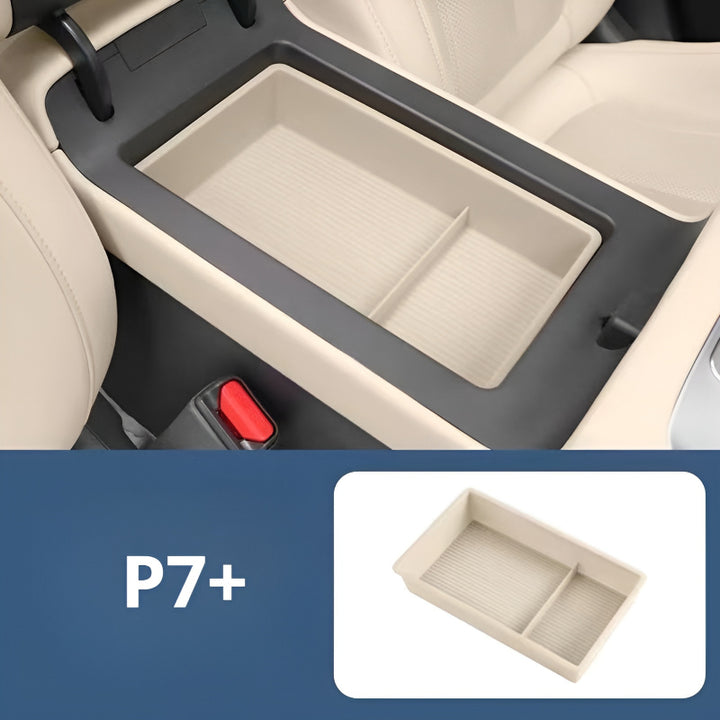 P7+ Armrest storage box& Center Console Silicone Pad & Lower Center Console Storage Box