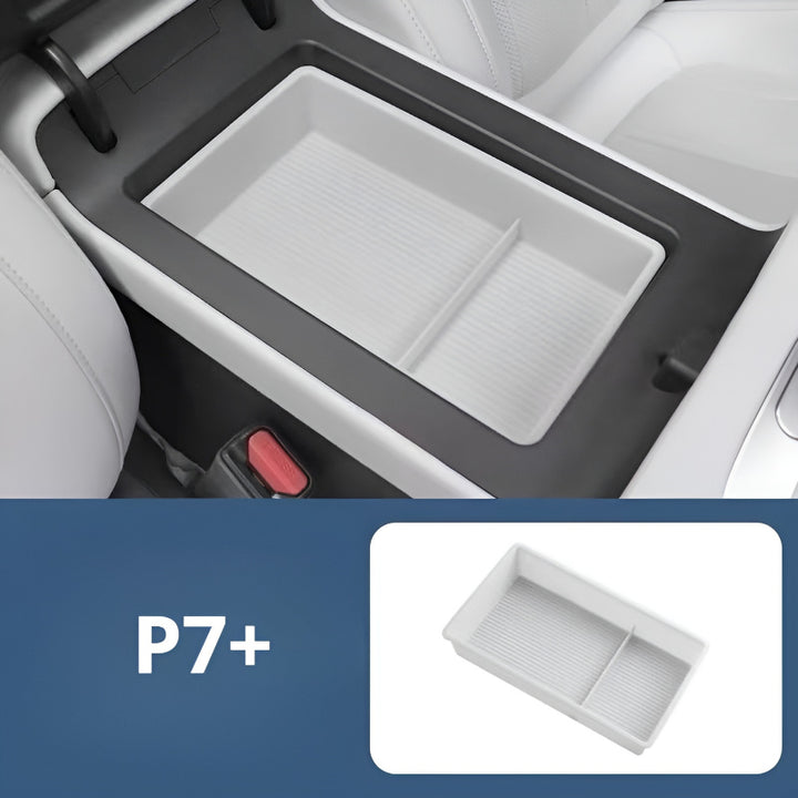 P7+ Armrest storage box& Center Console Silicone Pad & Lower Center Console Storage Box