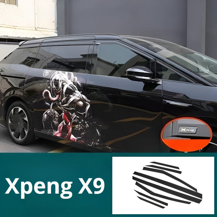 Xpeng X9  Window Visor Deflector  (Four Pieces)