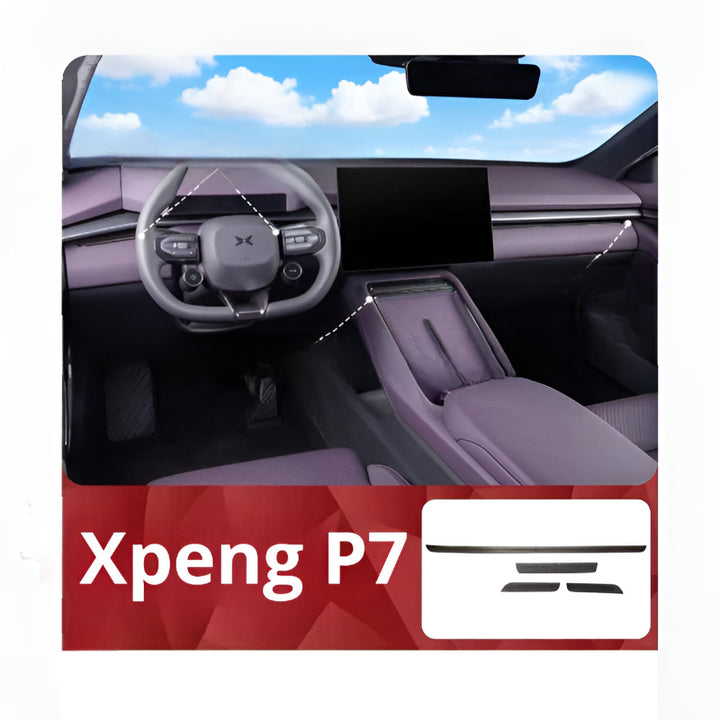 25 Xpeng P7 Center air vent cover ( 4 pieces )
