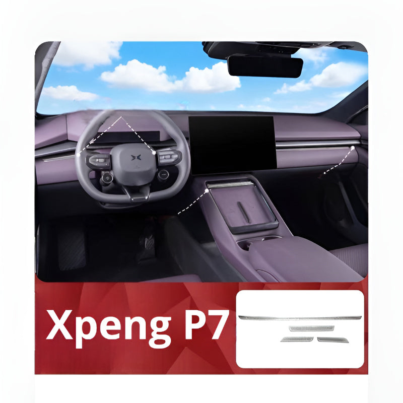 25 Xpeng P7 Center air vent cover ( 4 pieces )