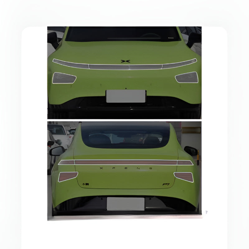 Xpeng P7 P7i P7+Transparent Smoked Black Protective Film