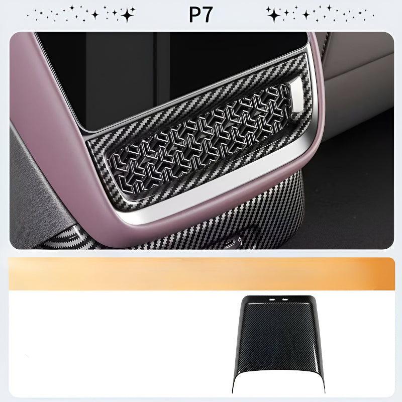 25 Xpeng P7 Rear Center Protection