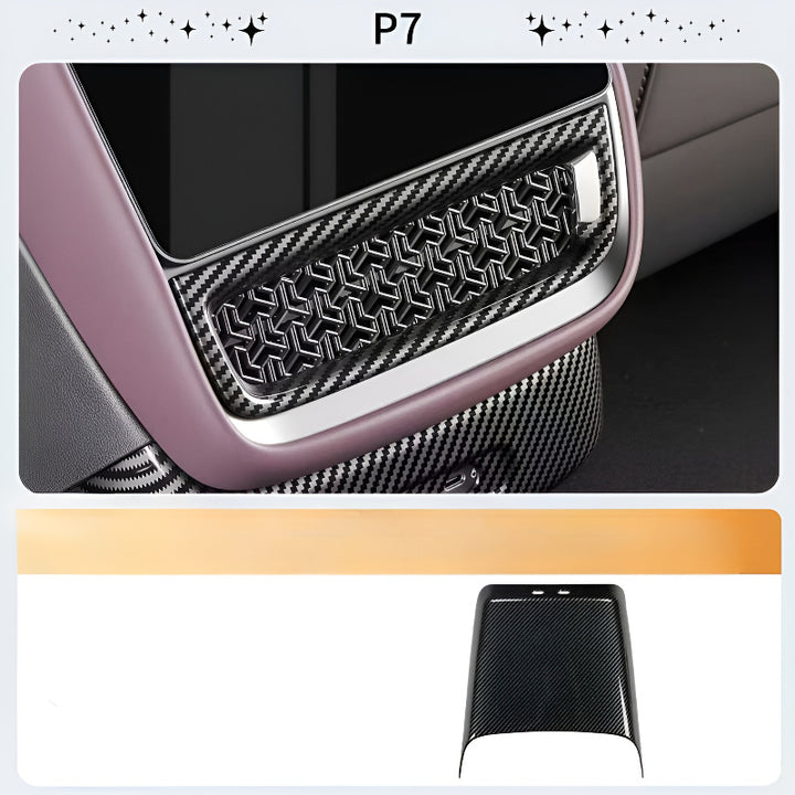 25 Xpeng P7 Rear Center Protection