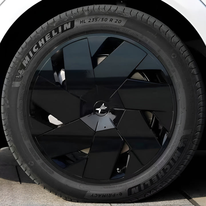 Xpeng X9 Hubcap Sticker Blackout Modification （ 5 Wheels ）