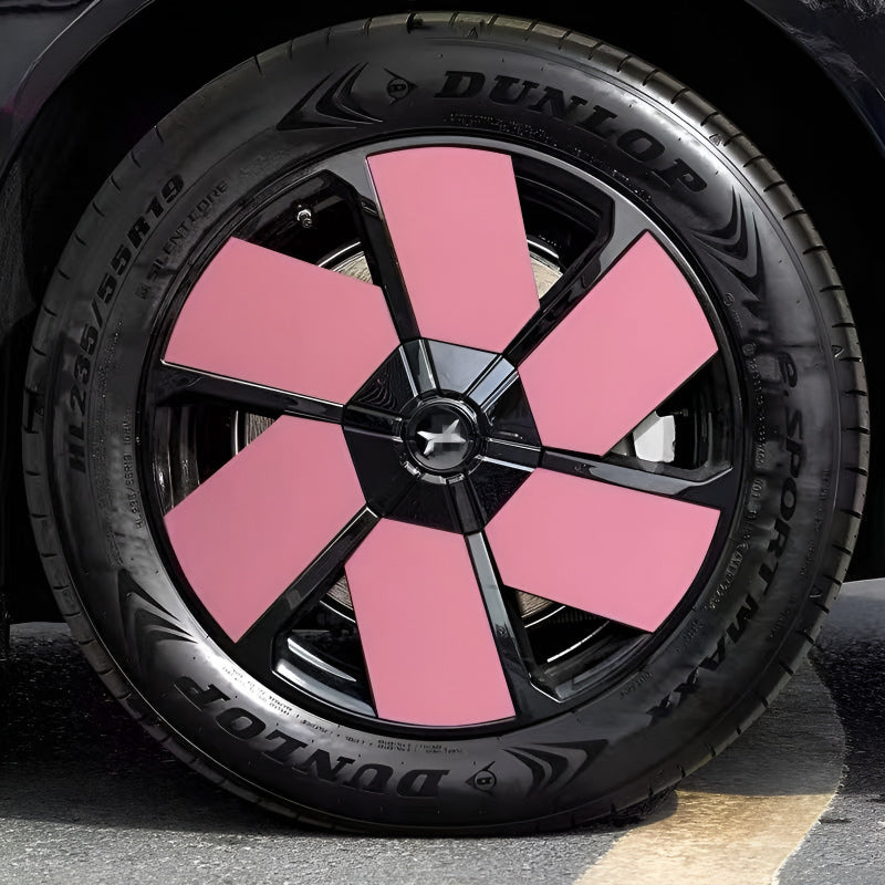 Xpeng X9 Hubcap Sticker Blackout Modification （ 5 Wheels ）