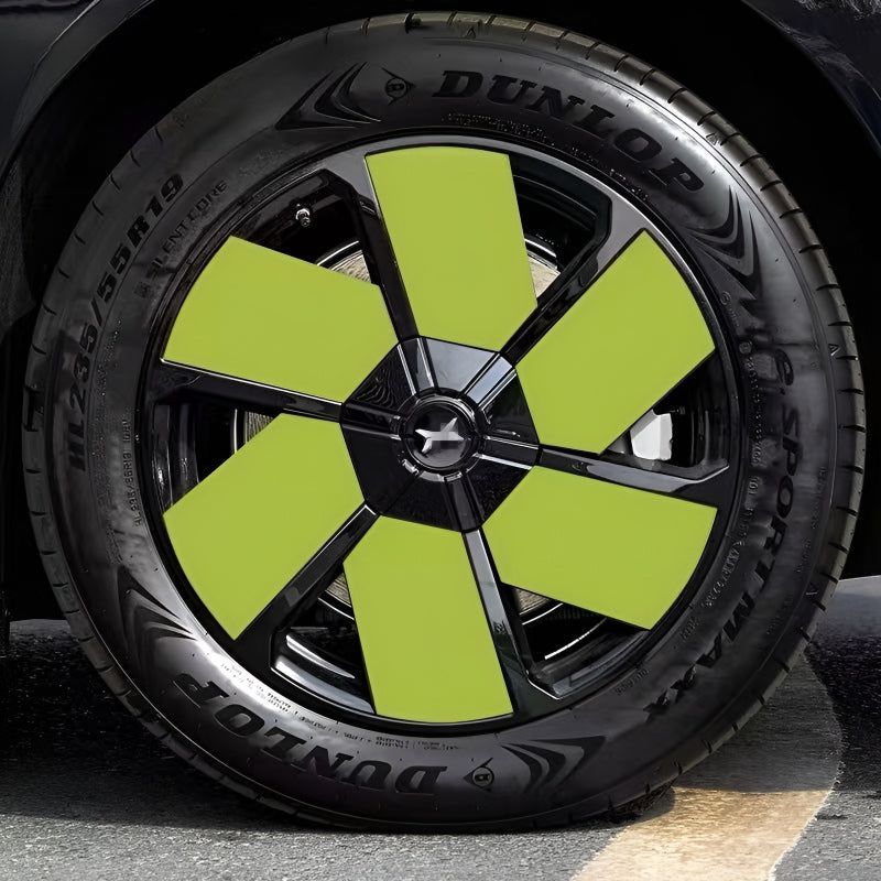 Xpeng X9 Hubcap Sticker Blackout Modification （ 5 Wheels ）