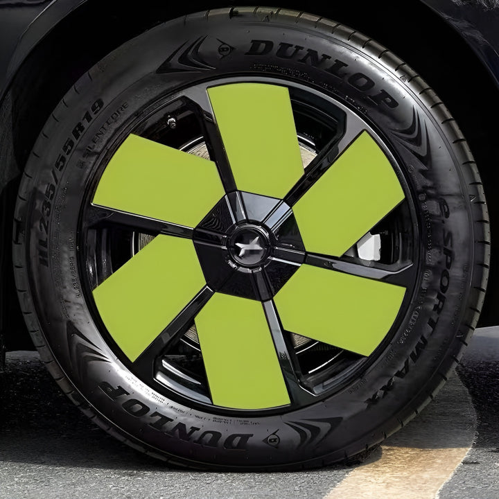 Xpeng X9 Hubcap Sticker Blackout Modification （ 5 Wheels ）