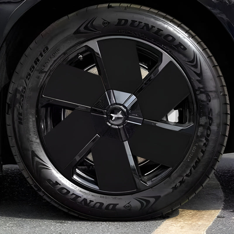Xpeng X9 Hubcap Sticker Blackout Modification （ 5 Wheels ）