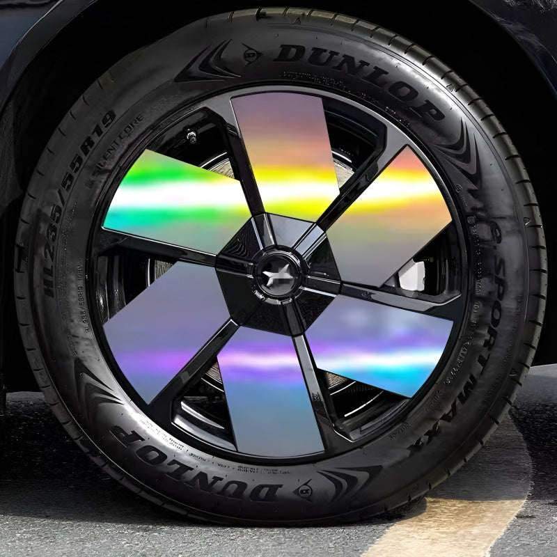 Xpeng X9 Hubcap Sticker Blackout Modification （ 5 Wheels ）