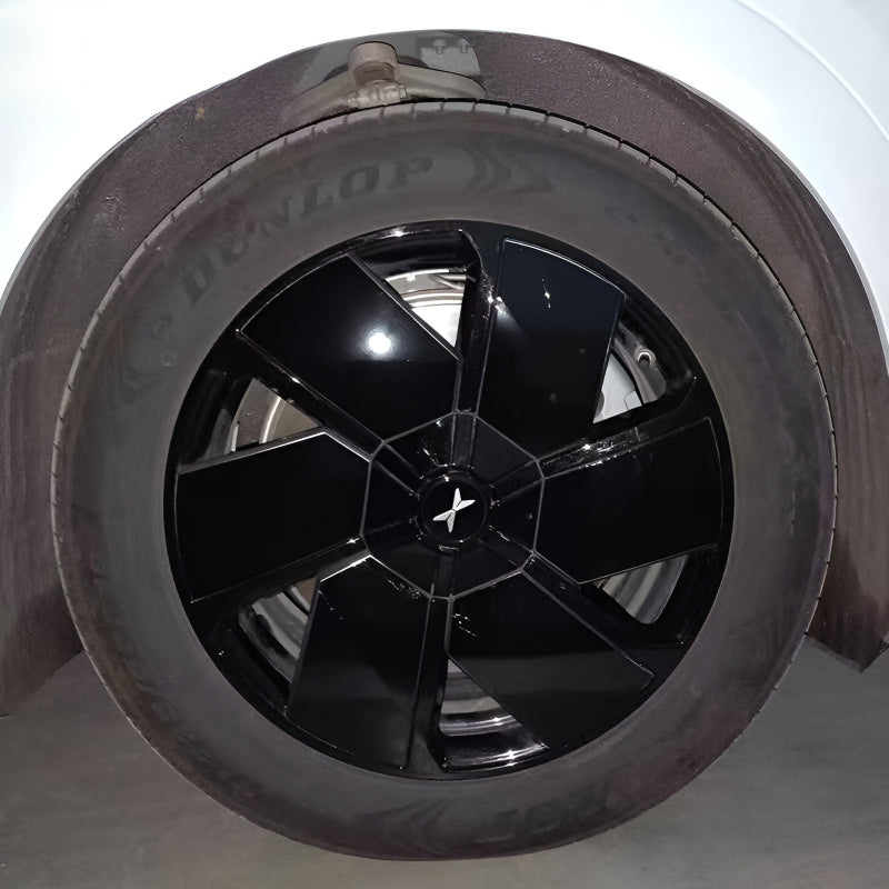 Xpeng X9 Hubcap Sticker Blackout Modification （ 5 Wheels ）