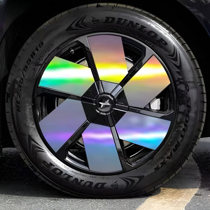 Xpeng X9 Hubcap Sticker Blackout Modification （ 5 Wheels ）