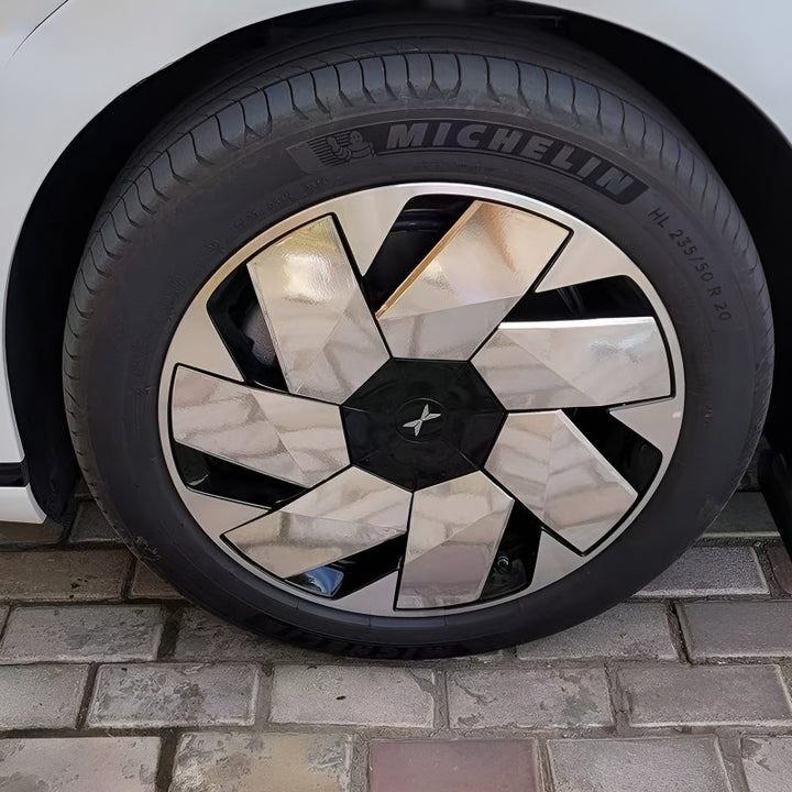 Xpeng X9 Hubcap Sticker Blackout Modification （ 5 Wheels ）