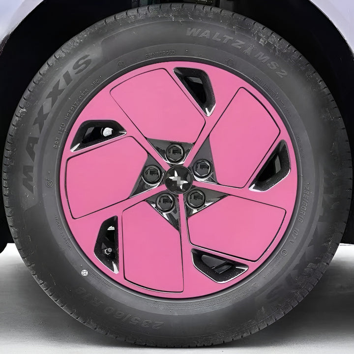 25 Xpeng G6 Hubcap Sticker Blackout Modification