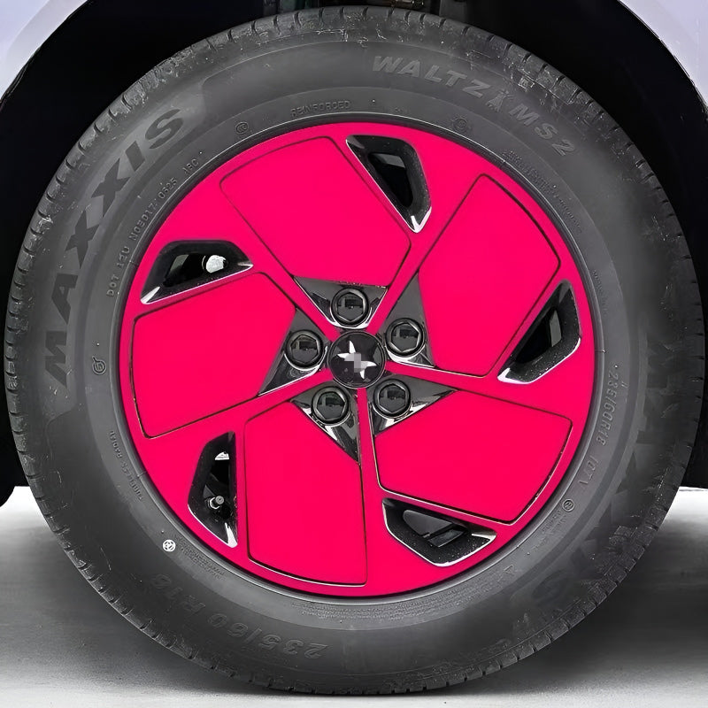 25 Xpeng G6 Hubcap Sticker Blackout Modification