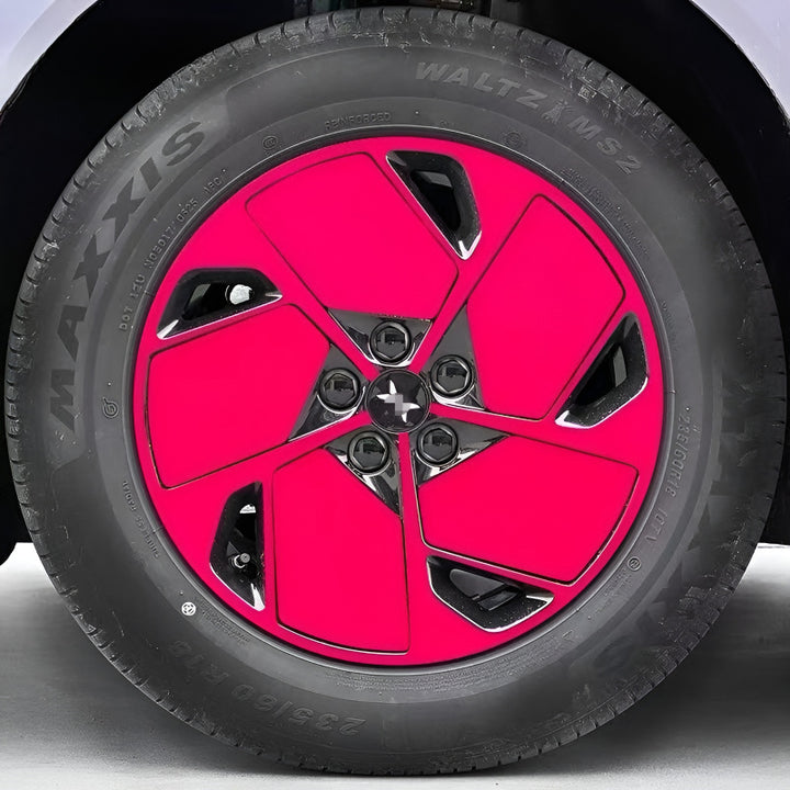 25 Xpeng G6 Hubcap Sticker Blackout Modification