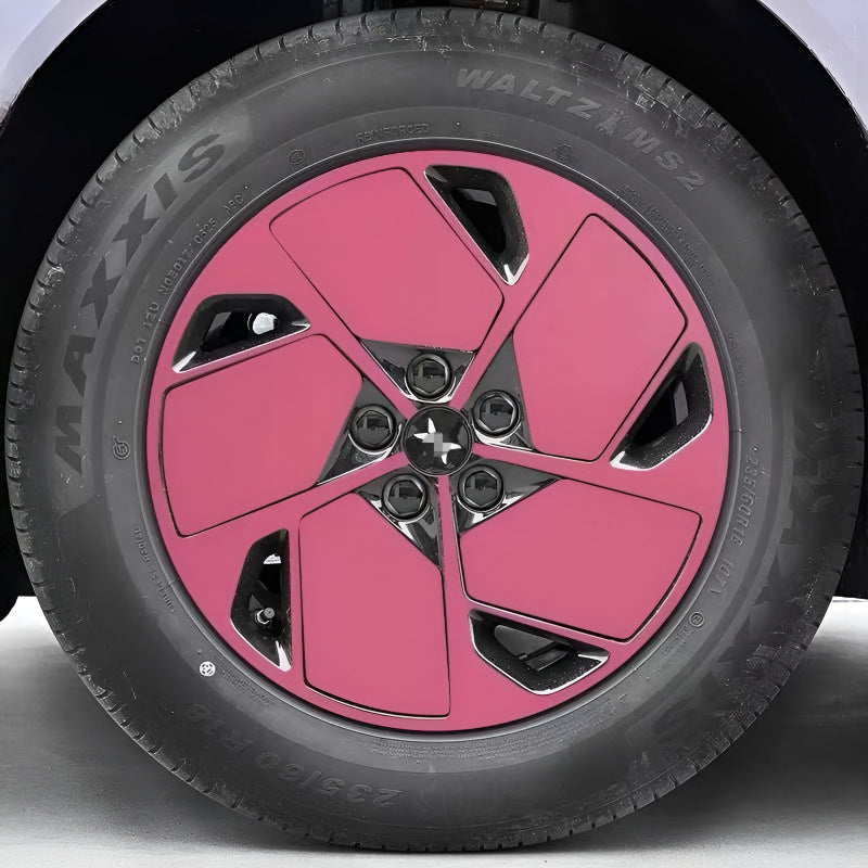 25 Xpeng G6 Hubcap Sticker Blackout Modification