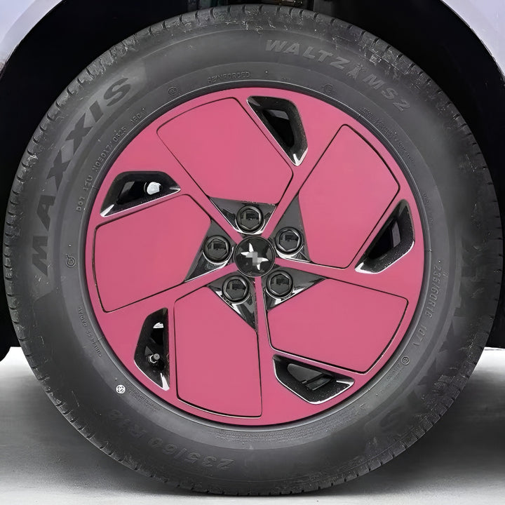 25 Xpeng G6 Hubcap Sticker Blackout Modification