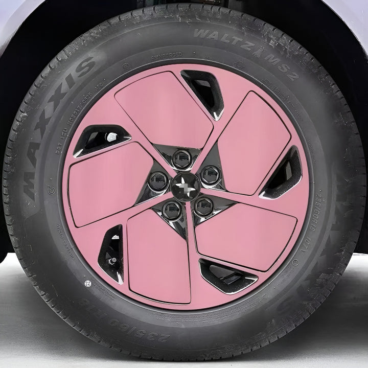 25 Xpeng G6 Hubcap Sticker Blackout Modification