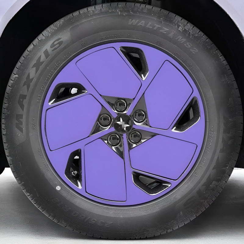 25 Xpeng G6 Hubcap Sticker Blackout Modification