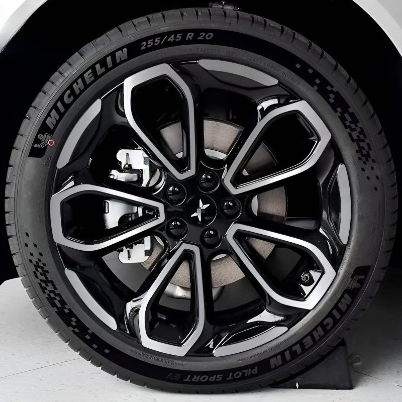 25 Xpeng G6 Hubcap Sticker Blackout Modification