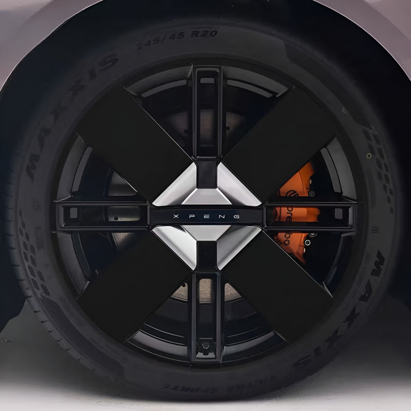 25 Xpeng P7 Hubcap Sticker Blackout Modification （ 5 Wheels ）