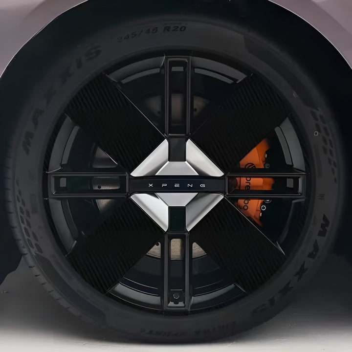 25 Xpeng P7 Hubcap Sticker Blackout Modification （ 5 Wheels ）
