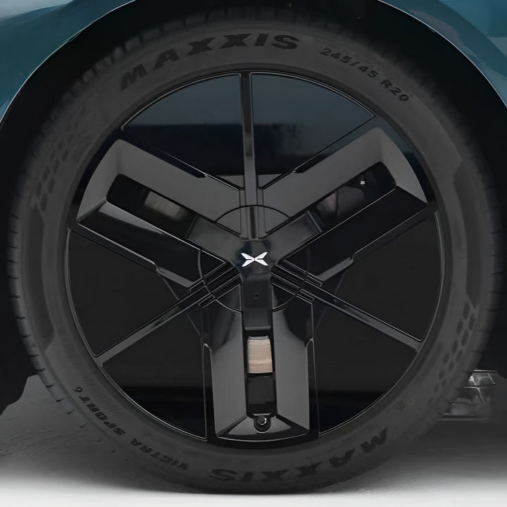 25 Xpeng P7 Hubcap Sticker Blackout Modification （ 5 Wheels ）