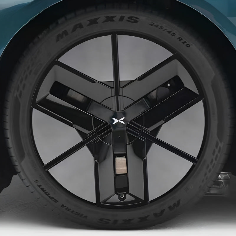 25 Xpeng P7 Hubcap Sticker Blackout Modification （ 5 Wheels ）
