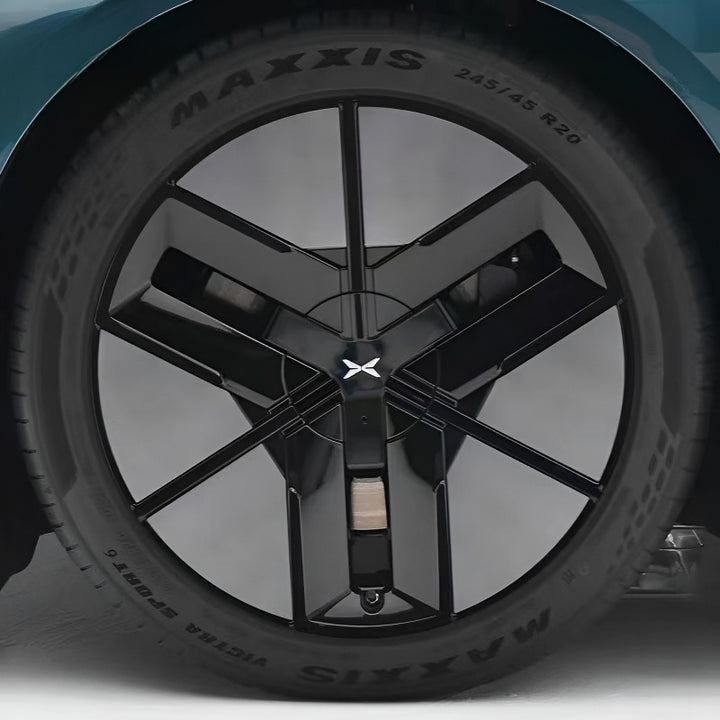 25 Xpeng P7 Hubcap Sticker Blackout Modification （ 5 Wheels ）