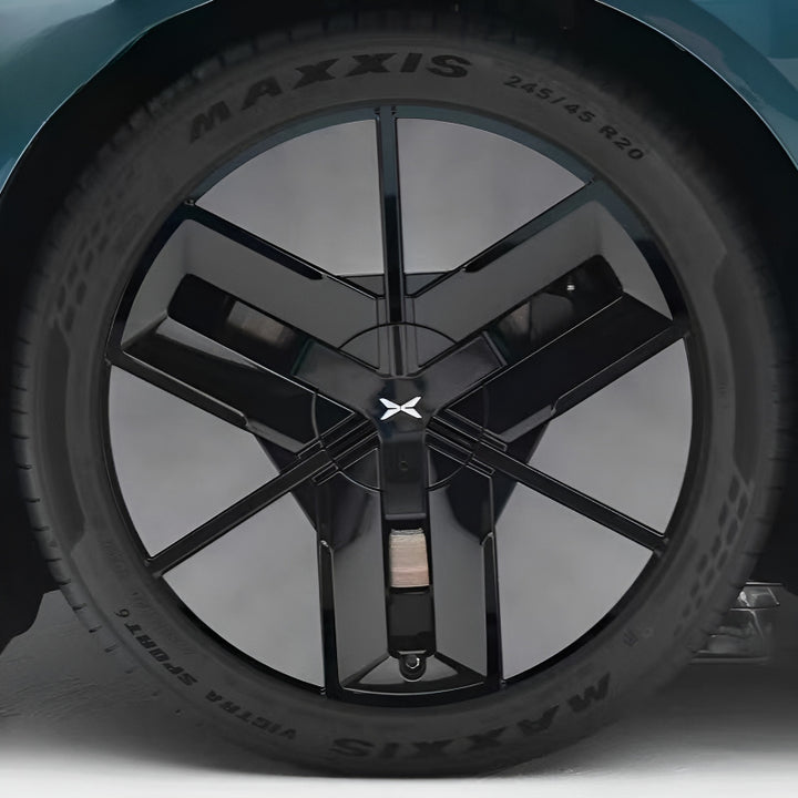 25 Xpeng P7 Hubcap Sticker Blackout Modification （ 5 Wheels ）