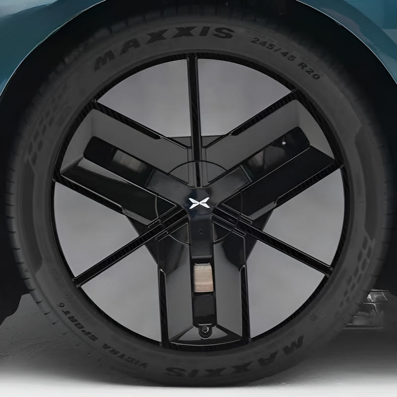 25 Xpeng P7 Hubcap Sticker Blackout Modification （ 5 Wheels ）