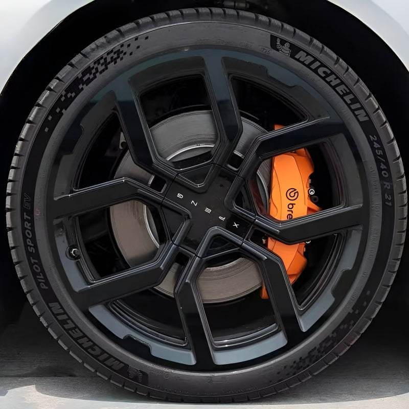 25 Xpeng P7 Hubcap Sticker Blackout Modification （ 5 Wheels ）