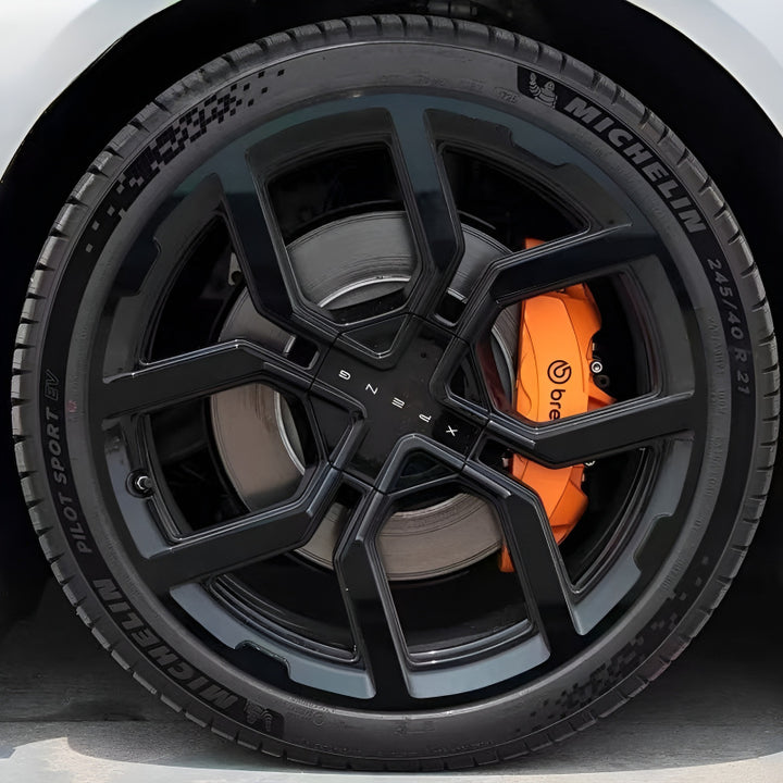 25 Xpeng P7 Hubcap Sticker Blackout Modification （ 5 Wheels ）