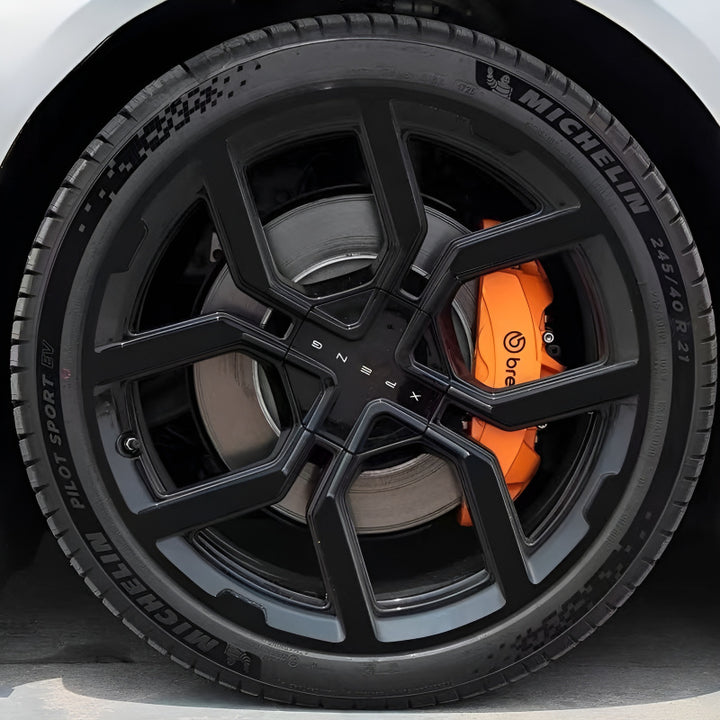 25 Xpeng P7 Hubcap Sticker Blackout Modification （ 5 Wheels ）