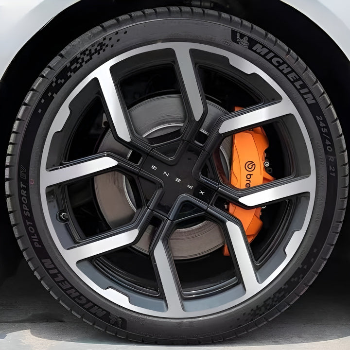 25 Xpeng P7 Hubcap Sticker Blackout Modification （ 5 Wheels ）