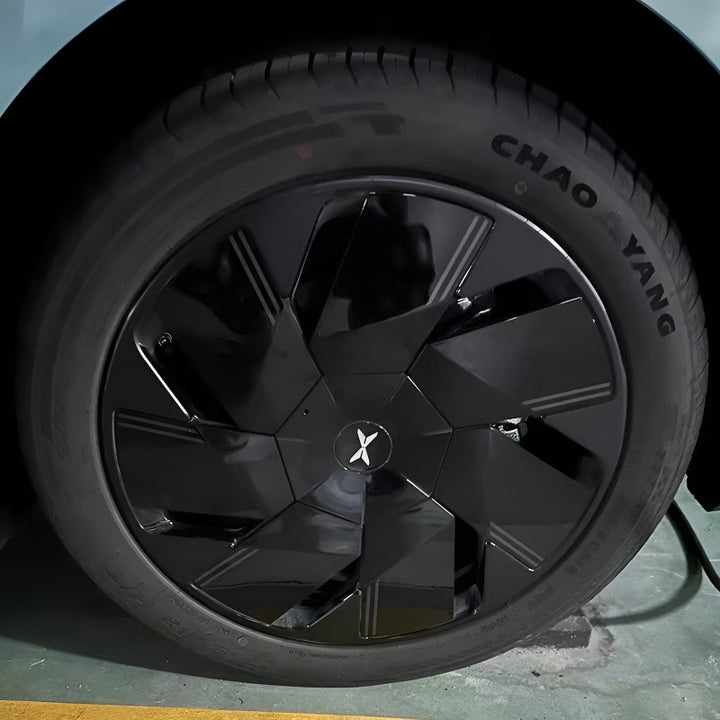 Xpeng P7+  Hubcap Sticker Blackout Modification （ 5 Wheels ）