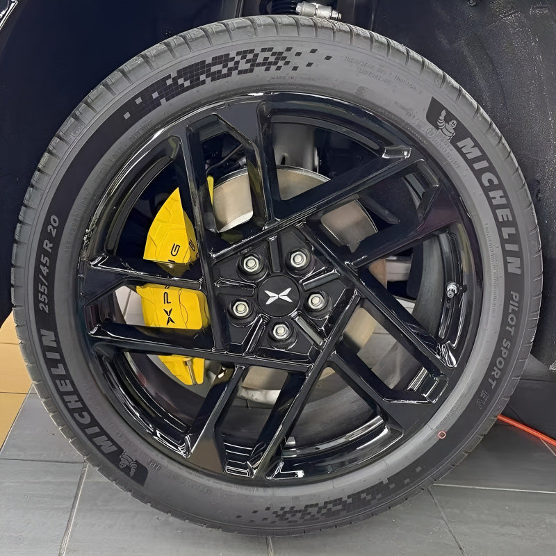 Xpeng P7+  Hubcap Sticker Blackout Modification （ 5 Wheels ）