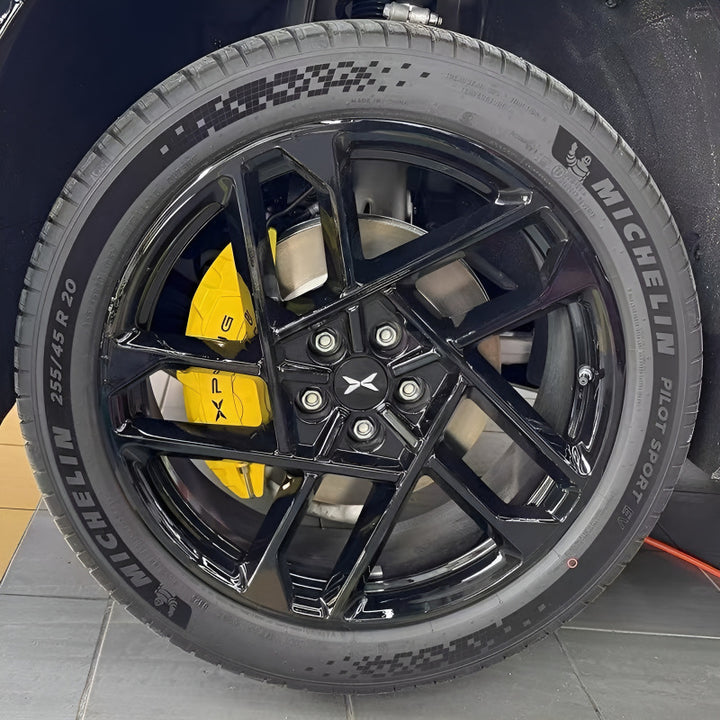 Xpeng P7+  Hubcap Sticker Blackout Modification （ 5 Wheels ）