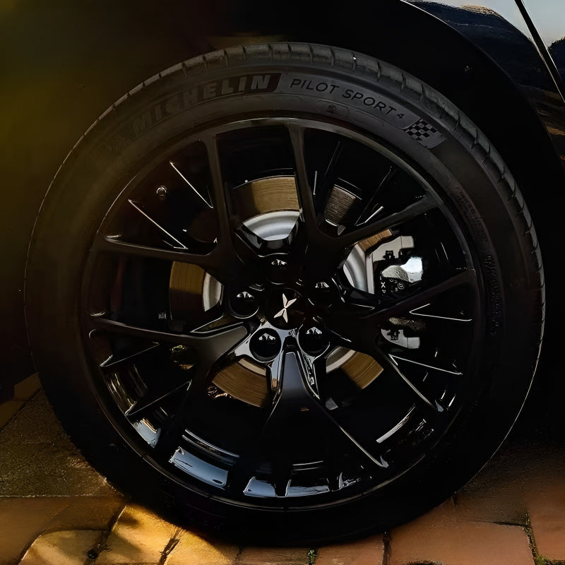 Xpeng P7+  Hubcap Sticker Blackout Modification （ 5 Wheels ）