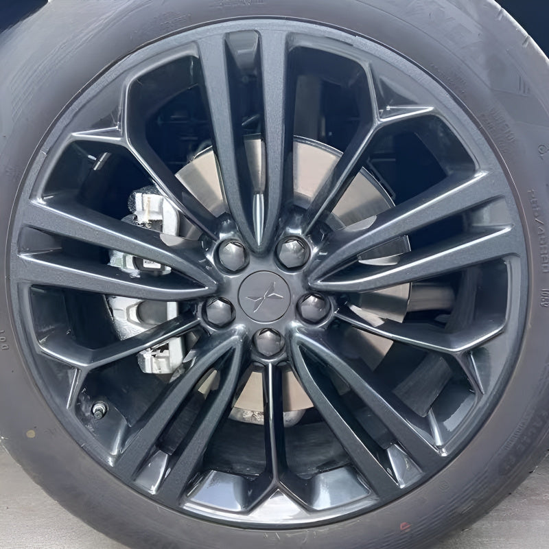 Xpeng G6 Hubcap Sticker Blackout Modification （ 5 Wheels ）
