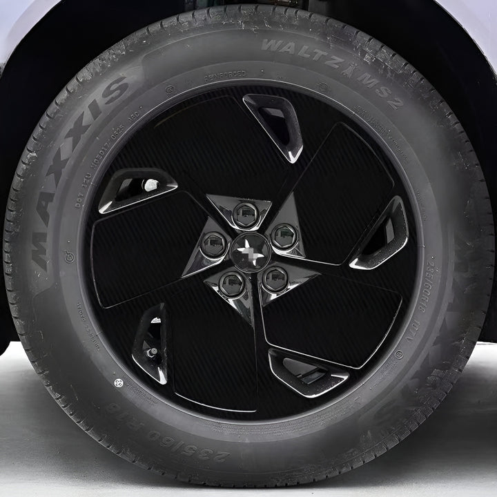 Xpeng G6 Hubcap Sticker Blackout Modification （ 5 Wheels ）